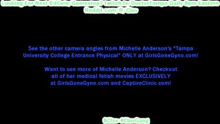 $CLOV Become Doctor Tampa, Glove In For Michelle Andersons Gyno Exam During The Time That Her Boyfriend Watches!!!!