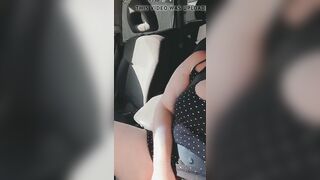 WEAR CROTCHLESS PANTS IN CAR