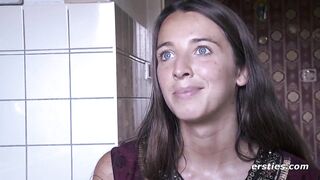 Ersties: Tanja Fingers Her Hirsute Twat