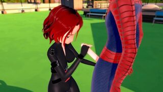 (CG Manga) Spiderman x Ebony Widow