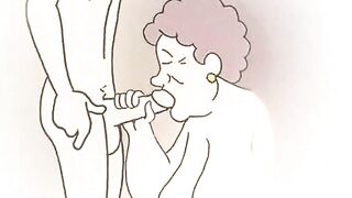 Screwing dreams about grandma! Porn toon