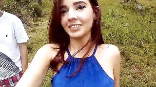 Hermosa agatha vega con su novio cogiendo rico en merida en las montaï¿½as