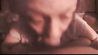 Granny swallows cum
