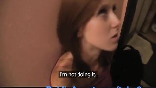 PublicAgent Ginger teen virgin gets screwed in the booty aperture
