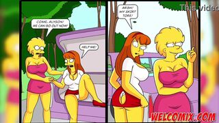 Avid holiday in the country abode - The Simptoons