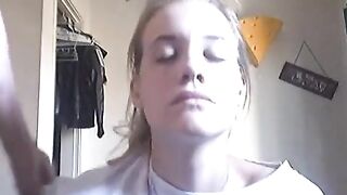 Naive Gal Getting Jizzed In Front Of The Livecam