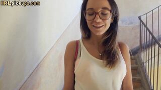 Bigtit Nerdy Chick Pulled Into Riding Large Dong In Public (Large Titties, large jock, Large Bazookas, Large Knob, Large Wang, Large Shlong, Large Shlong)