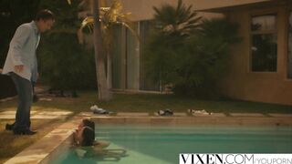 VIXEN Most Good allies Riley %26 Megan fuck neighbor in a daring trio