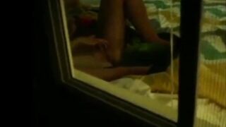 Window Peeping, Masturbating Teen