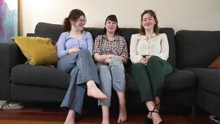 Amelia P, Emberly and Lacey Taylor - lesbo - brunette hair - big beautiful woman - Interview - GOW - Winners