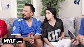 TeamSkeet - The Draft Series: Dream Football Game Day Fuckfest With 3 Breasty Milfs And Alex Coal