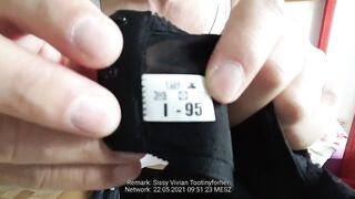 red head bimbo bazookas sissy doxy public parking area exposure clothed like a slut 1