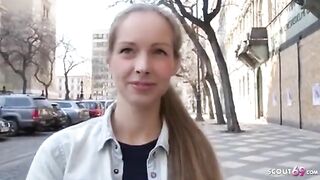 GERMAN SCOUT CUTE TEEN KINUSKI TALK TO REAL LEG SHAKING CLIMAX CASTING