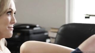 Brandi Love Karlee Grey in the office