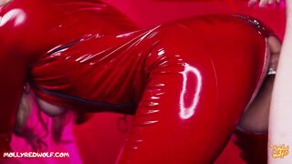 Persona 5. Ann Takamaki drilled hard in latex - MollyRedWolf