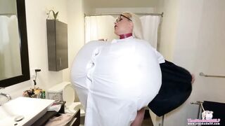 Massive Inflation Parfum! My huge breast expansion ever!