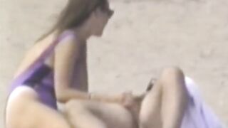 Voyeur beach sex