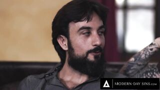 Married Stud Cheats In Bisex Three-Some! ANAL CREAMPIE