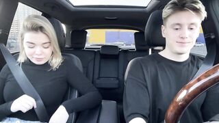 Paid for a taxi with a oral - in the car - outdoor