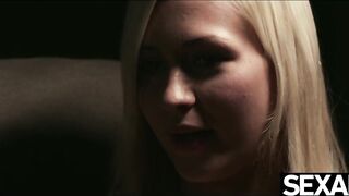 High class escort gets spanked by her breathtaking lesbo lover