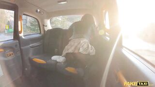 Fake Taxi British gymnastics teacher ATLANTA MORENO banged in the taxi