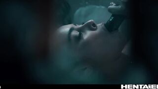 Sexy honeys explode with a ton of Alien Cum - Compilation