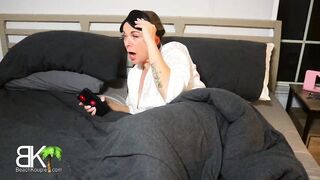 Karen gets fastened up, gags on dong and double stuffed for being nosey