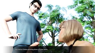 Blossoming Love - Exposed boobies in the nature, outdoors sex (15)