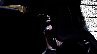 Lustful Witch gets Knotted by a Werewolf with a giant penis!