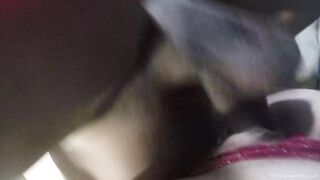 Excited amateur licked then screwed in a homemade clip