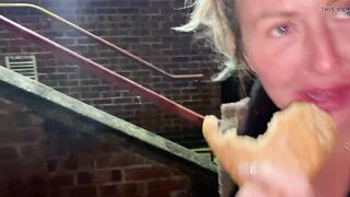 Offered a bag of chips to stick my finger up my booty