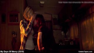 Kate Mara & Ellen Page exposed and sexy lesbo sex actions