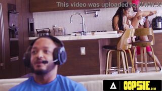 OOPSIE - Sneaky GF Kira Noir Is Cheating With The Pizza Delivery Man Behind Back Of Boring BF!