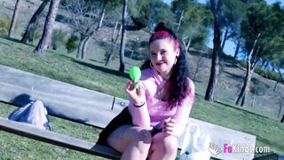 One More eager adventure for Inna Ebony... She's mad about a priceless bang!