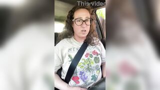 Exhibitionist Mother I'd Like To Fuck at Drive Thru Uses Remote Control Toys and Cums Multiple Times in Public with Lovense Lush