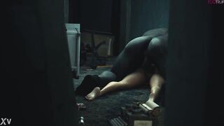 Claire Redfield x Mr X (by Fugtrup)