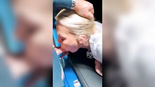 Banging in a parking lot - nearly caught