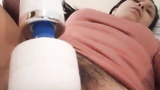 My Hitachi Gives Me Rock Hard Cunt Contraction Orgasms