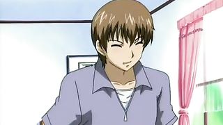 Toon cutie with large milk jugs is getting screwed until this babe begins screaming from joy