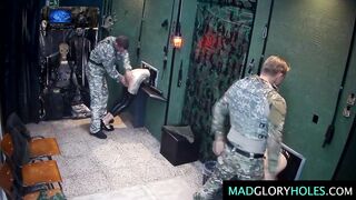 Army guys screwing in their free time