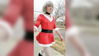 Exhibitionist Crystal Caged Claus, 1