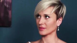 CFNM femdom British ladies group tugjob