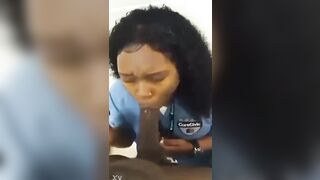 Correctional officer sucks BBC in inmates jail cell