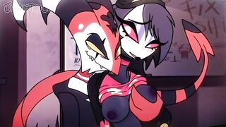 Blitzo banging stepdaughter Octavia Helluva Boss