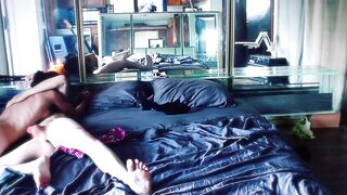 Pornstar in her real life bedroom
