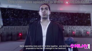 CUM WARS: Yoda defeats Luke to screw Princess Leia