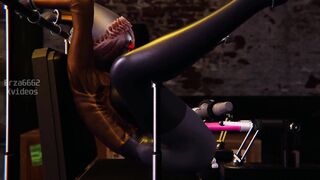 Tentacles Twins Sex scene in Atomic Heart l cg animation