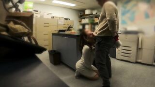 CAUGHT boss screwing secretary in copy room at office Christmas party