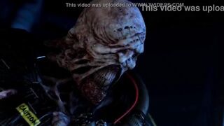 Jill Valentine enjoys large penis (CG Animation)