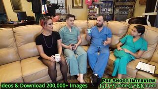 Canada Gets Yearly Medical Checkup From Female Doctor Channy Crossfire Solely At GuysGoneGynocom!